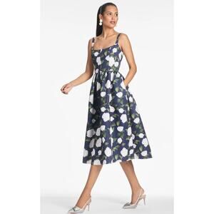 Sachin & Babi Olena Dress - Navy/Ivory Moonlit Garden